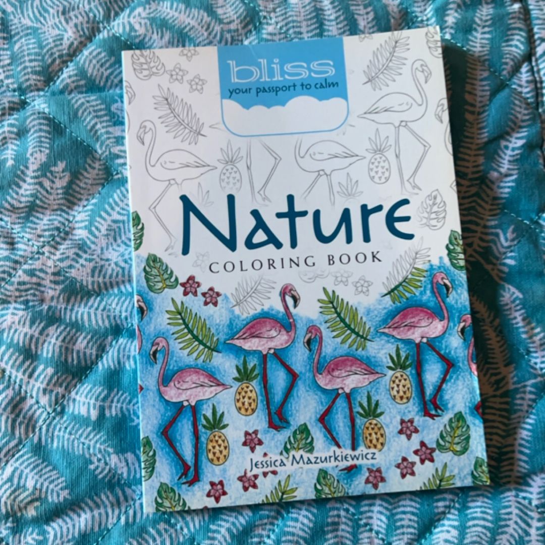 BLISS Nature Coloring Book