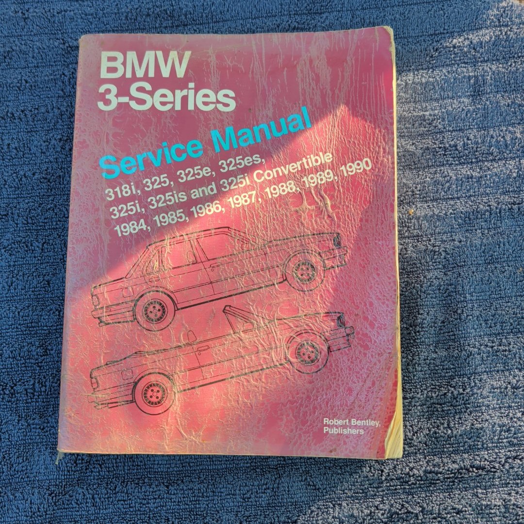 BMW 3-Series Service Manual, 1984-1990