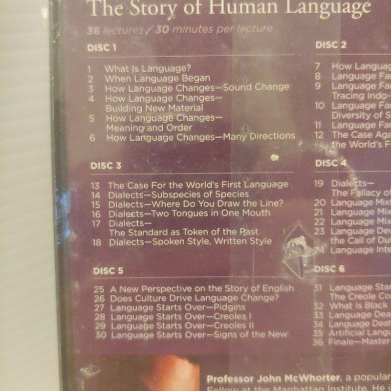 The Story of Human Language by John McWhorter