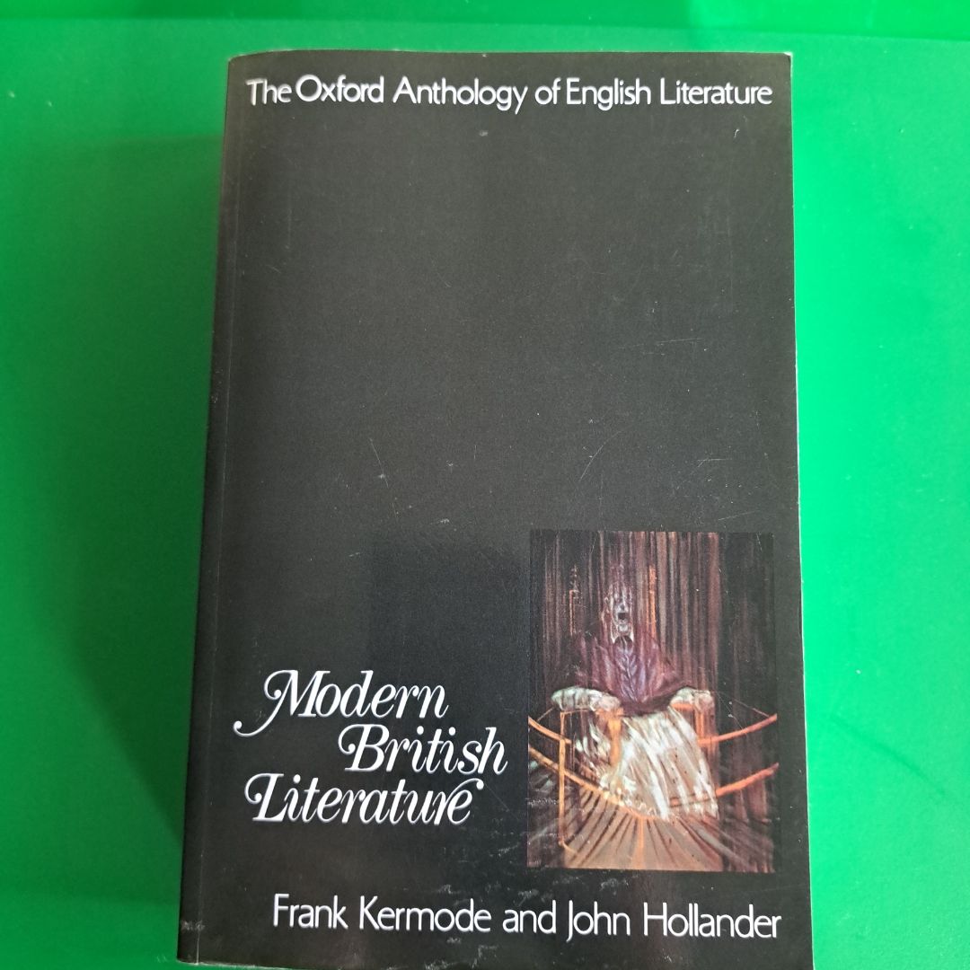 The Oxford Anthology of English Literature