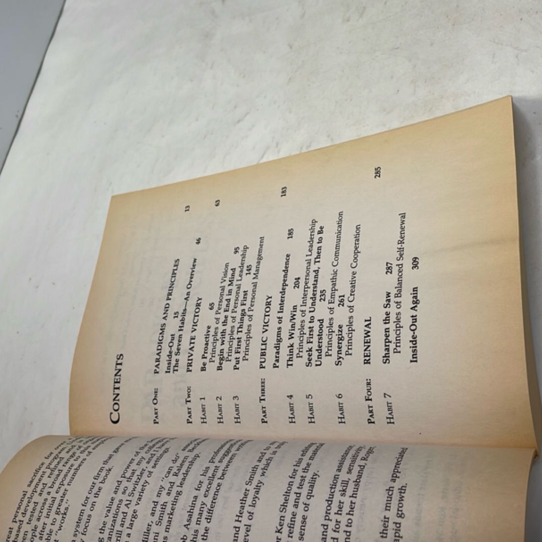 The Seven Habits of Highly Effective People