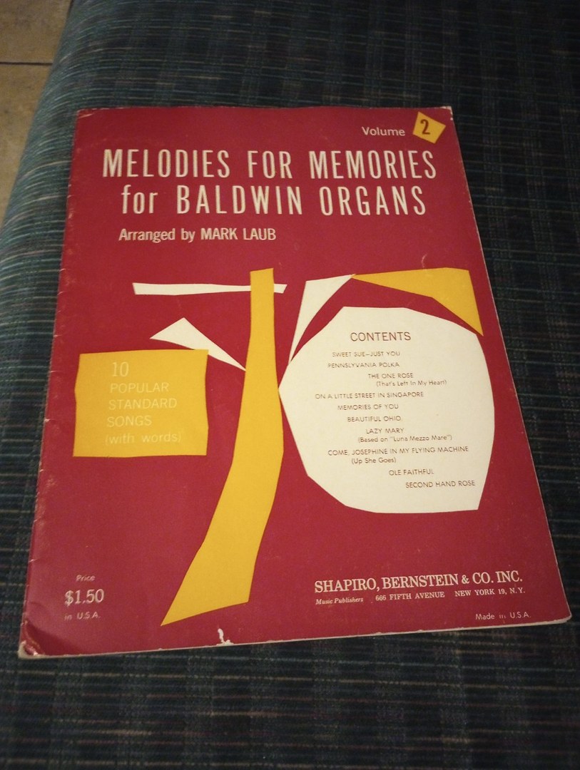 Melodies for Memories for Baldwin Organs
