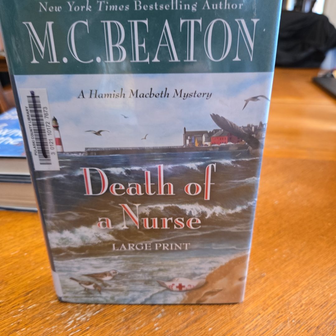 Death of a Nurse, large print 