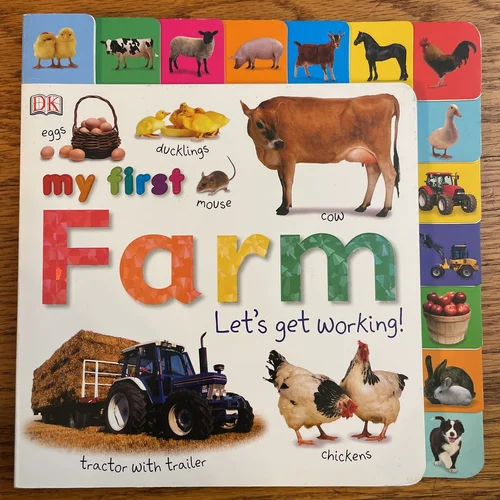 Tabbed Board Books: My First Farm