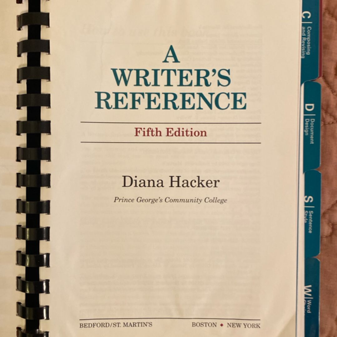 A Writer's Reference with Writing about Literature with 2009 MLA and 2010 APA Updates