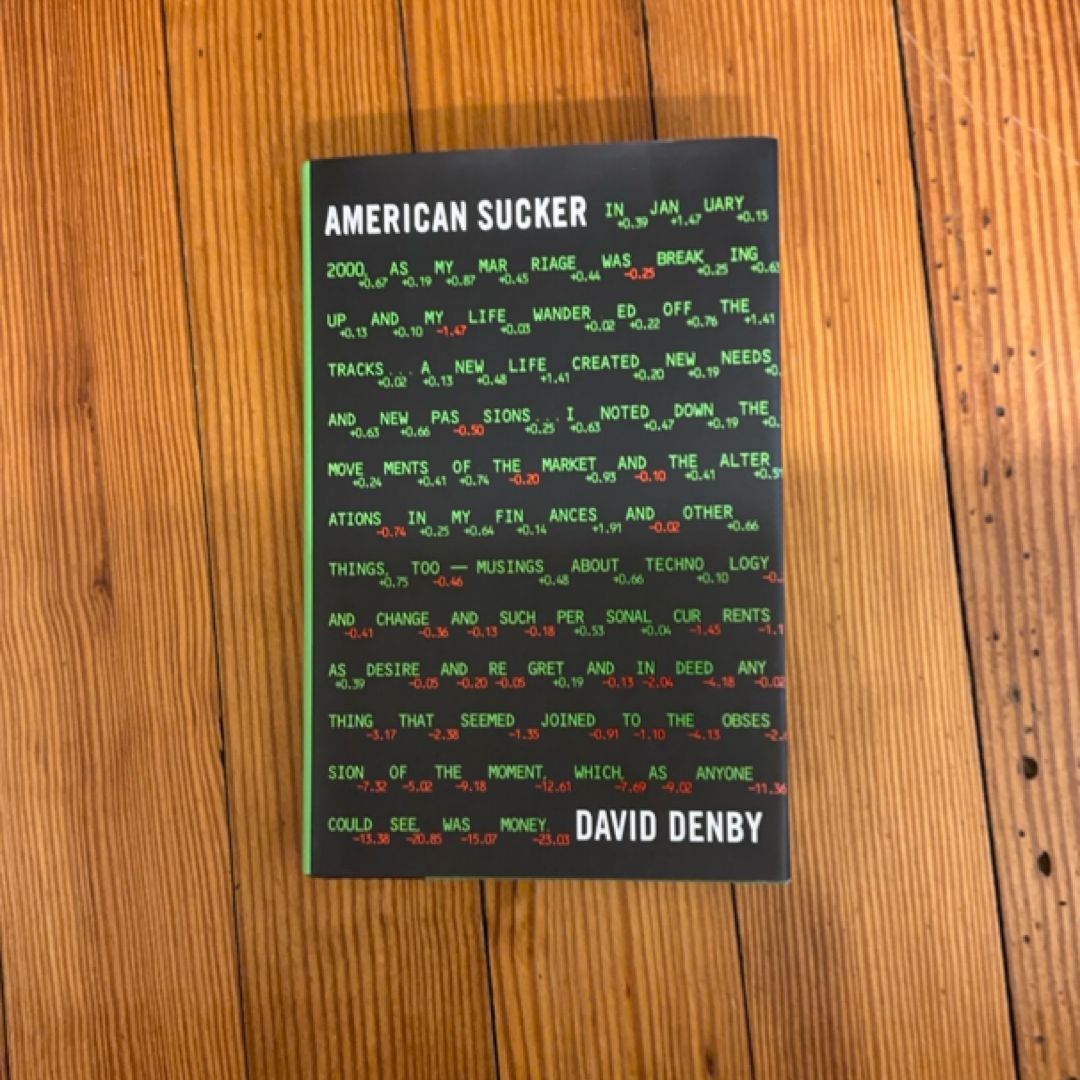 American Sucker (First Edition, First Printing)