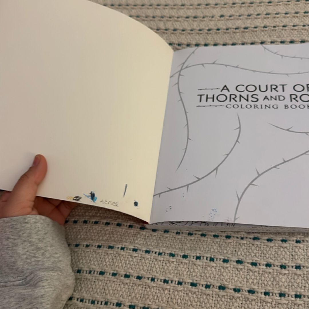 A Court of Thorns and Roses Coloring Book