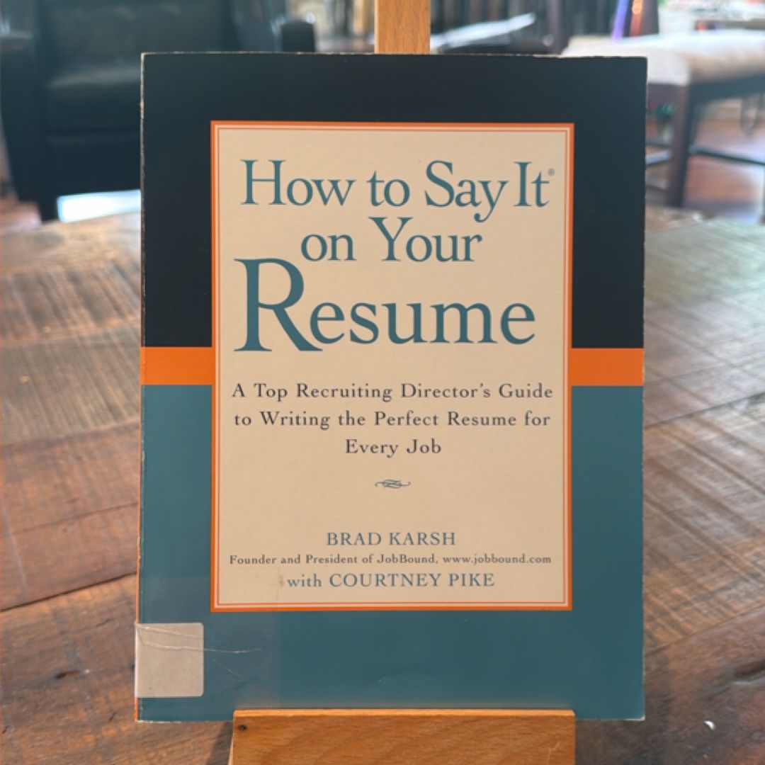 How to Say It on Your Resume