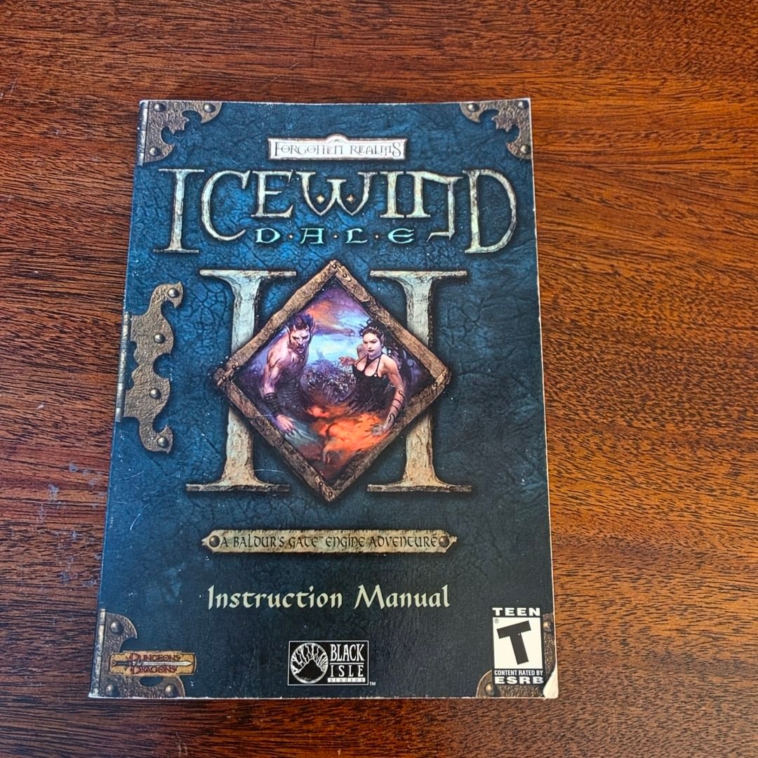 Dungeons And Dragons: Forgotten Realms Icewind Dale II Instruction Manual 