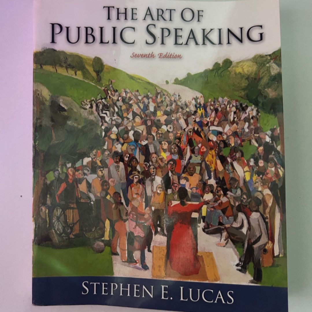 The Art of Public Speaking. No CD.