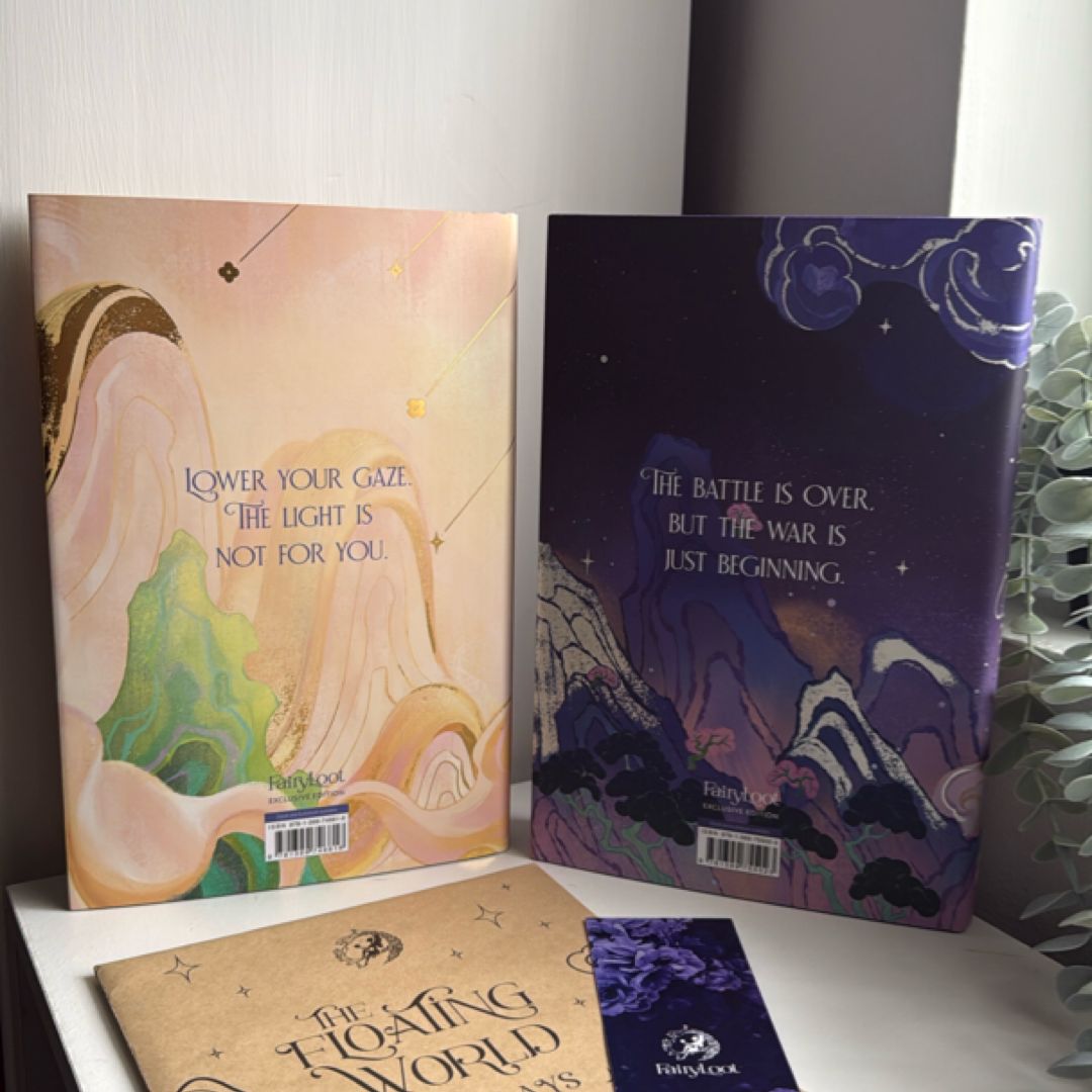 The Floating World and The Demon and the Light (SIGNED) *Fairyloot Special Edition*