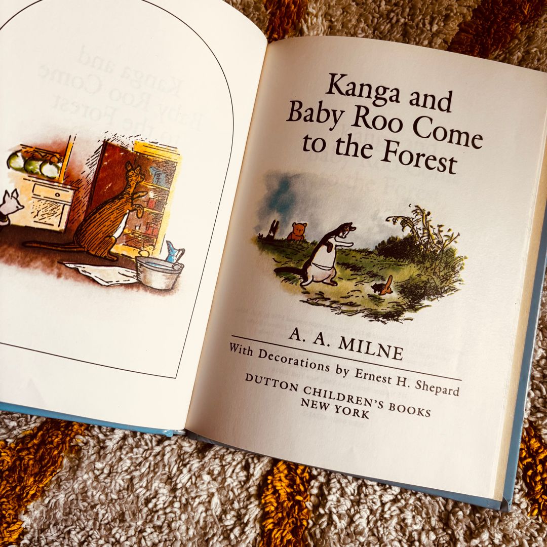Kanga and Baby Roo Come to the Forest Storybook by Alan Alexander Milne ...