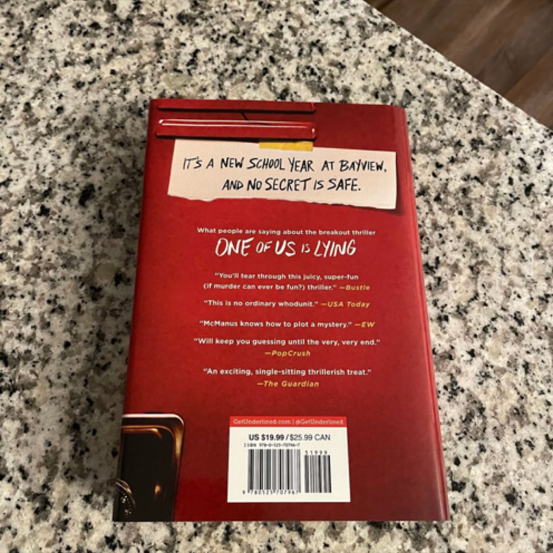 Karen M. Mcmanus 2-Book Box Set: One of Us Is Lying and One of Us Is Next