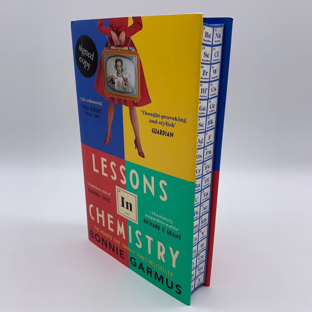 Waterstones Exclusive Lessons in Chemistry Signed Sprayed Edges