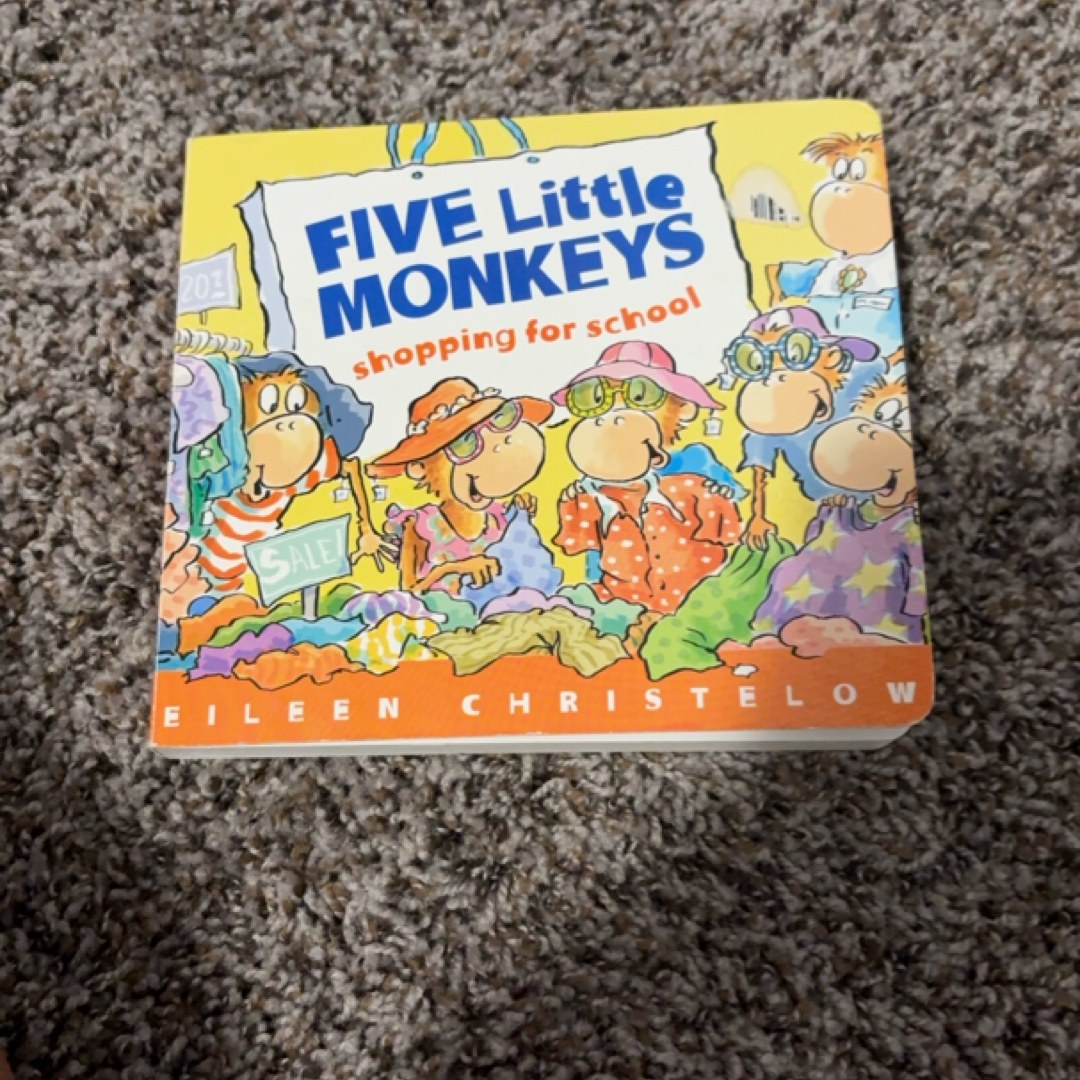 Five Little Monkeys Go Shopping