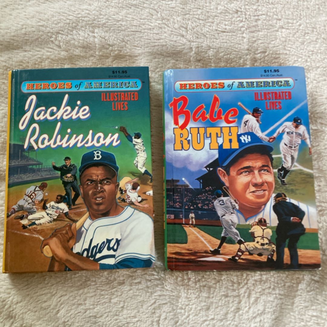 Heroes of America Illustrated Lives duo Jackie Robinson and Babe Ruth
