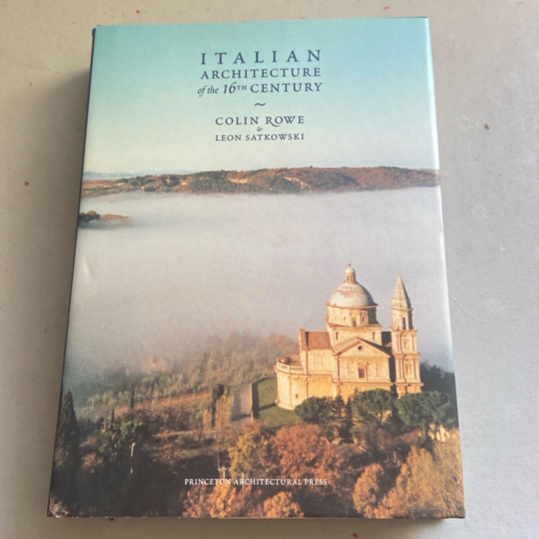 Italian Architecture of the 16th Century