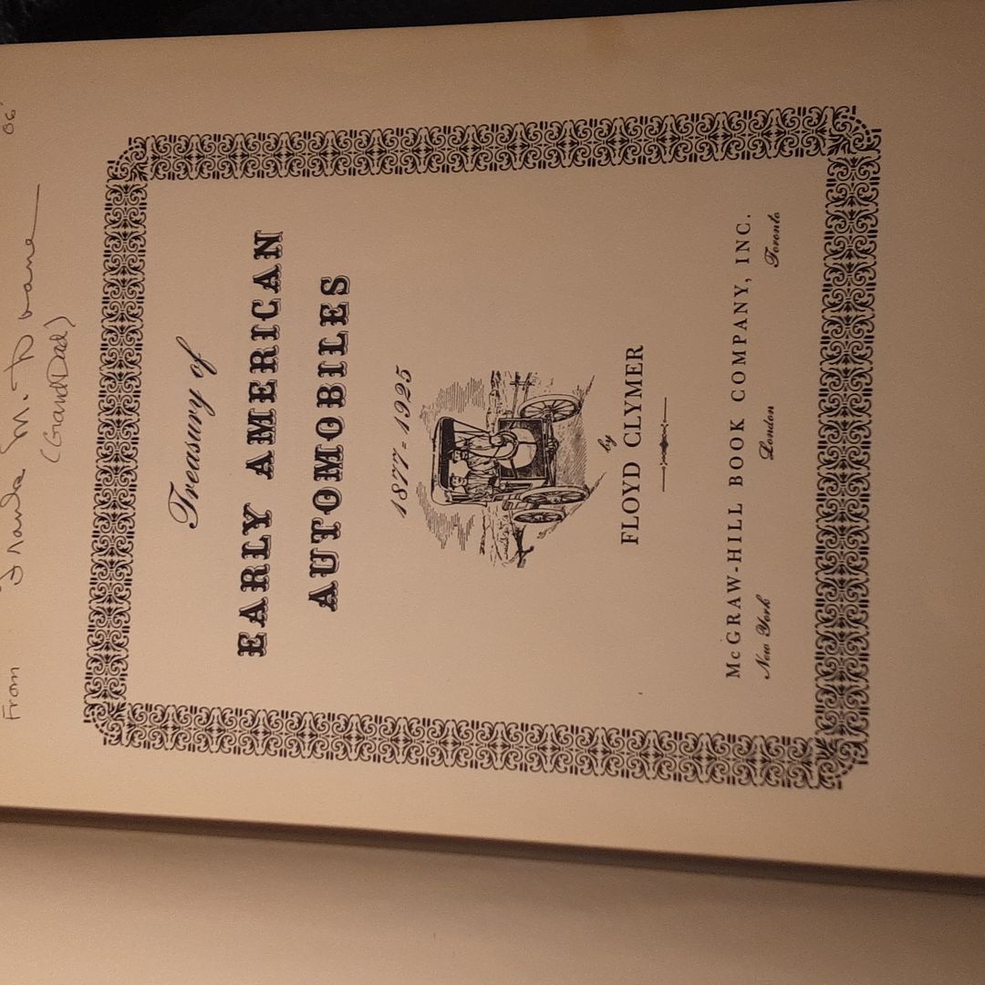 Treasury of Early American Automobiles