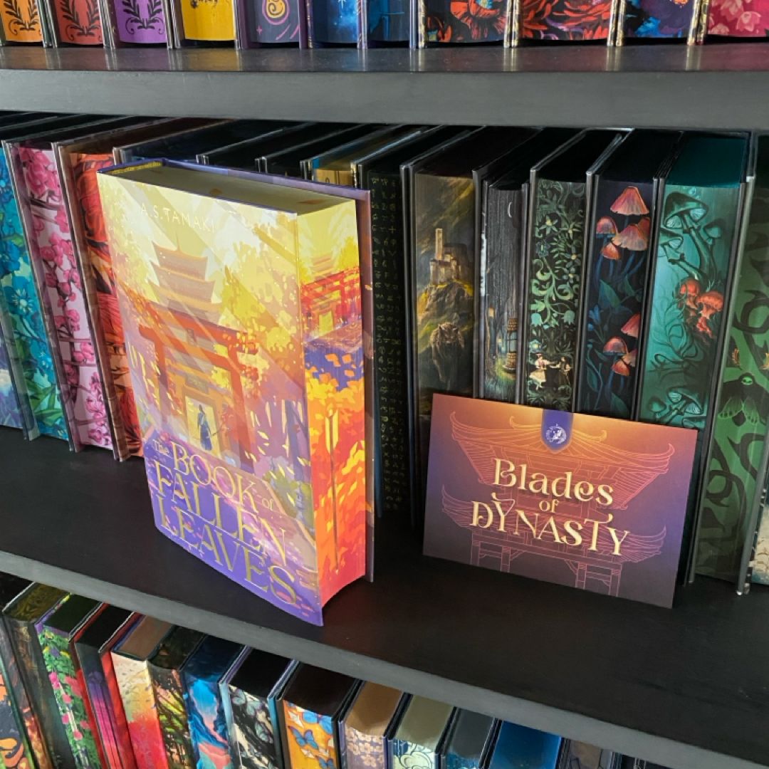 Epic Fantasy Fairyloot Book of Fallen Leaves by A.S. Tamaki New! Signed! 