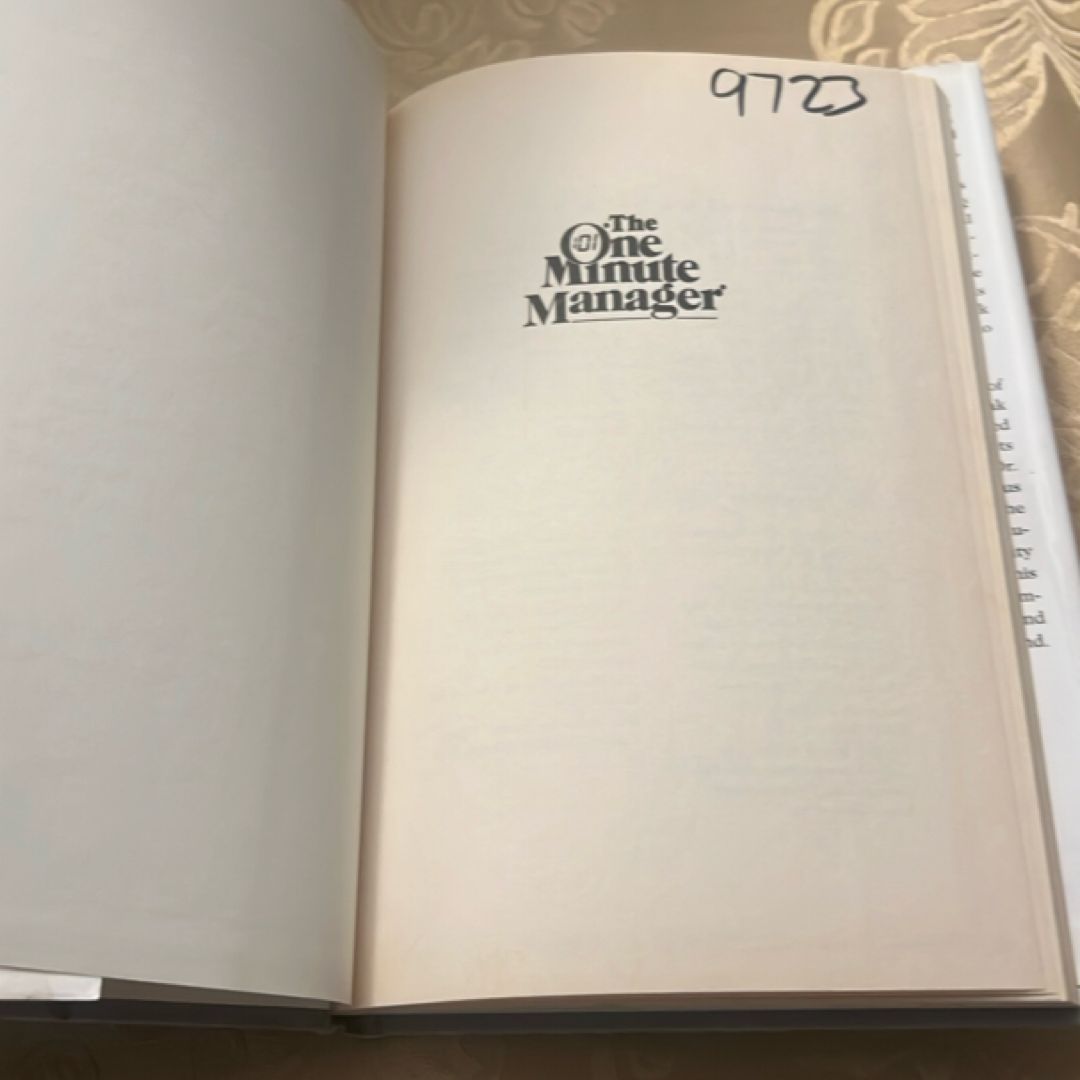 The One Minute Manager