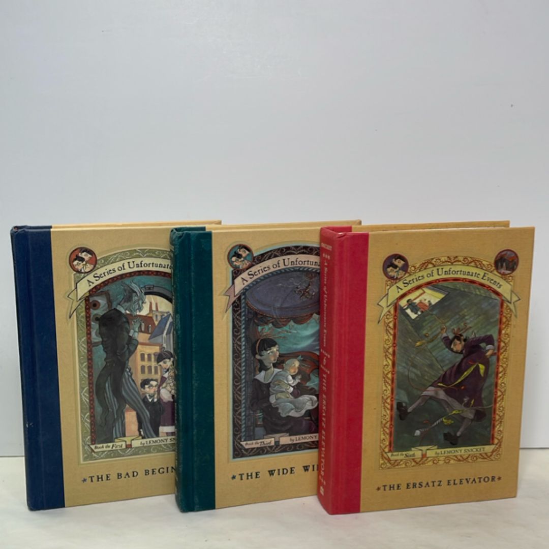 A Series of Unfortunate Events #6: the Ersatz Elevator, #3 and # 1