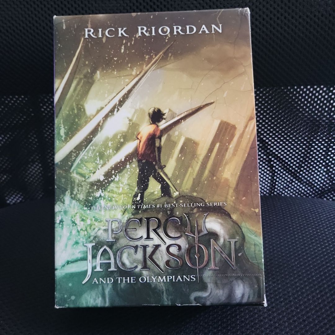 Percy Jackson and the Olympians 3 Book Paperback Boxed Set with New Covers