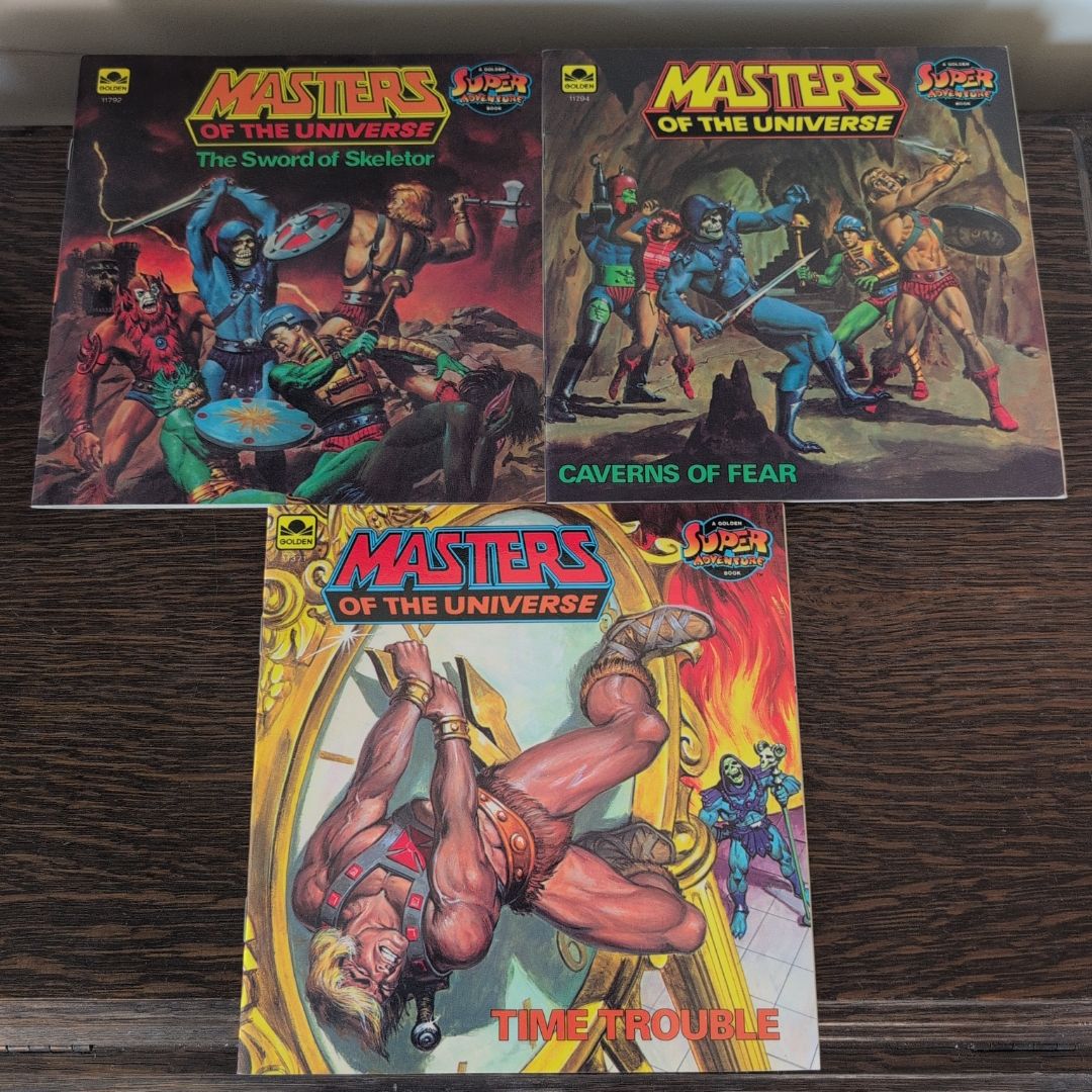 The Sword of Skeletor, Time Trouble, Caverns of Fear