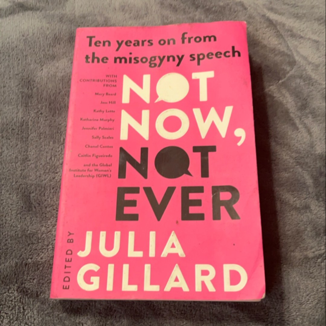 Not Now, Not Ever