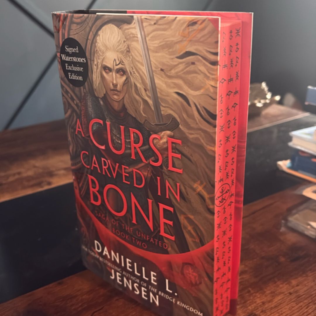 A Curse Carved in Bone (signed waterstones) 