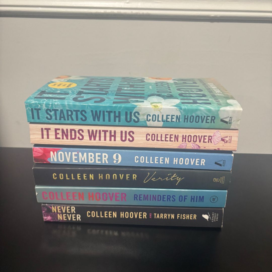 Colleen Hoover 6-Book Mega-Bundle | Verity, Reminders of Him & More!