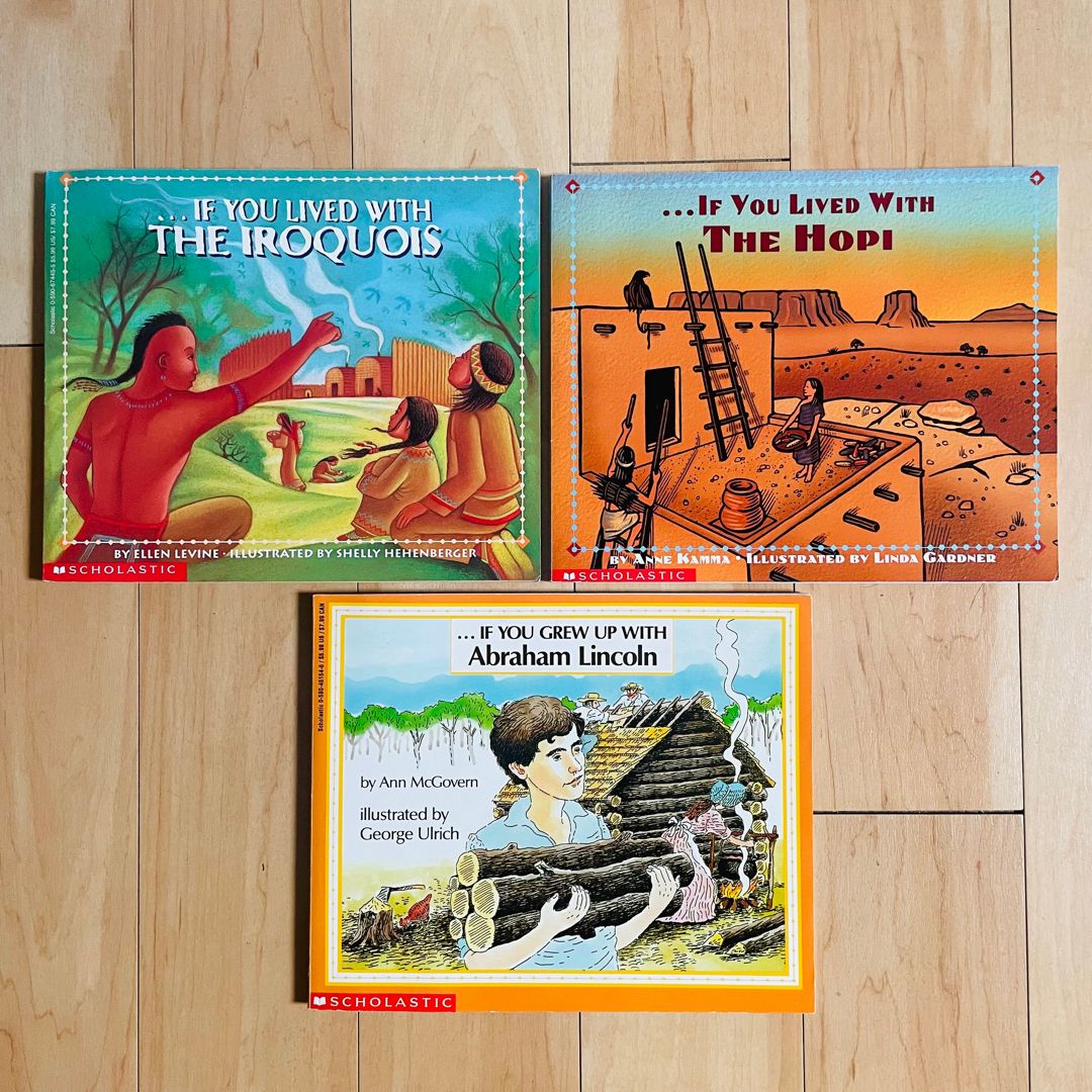 If You Lived….Bundle-Lot of 3; Lincoln, Hopi, Iroquois