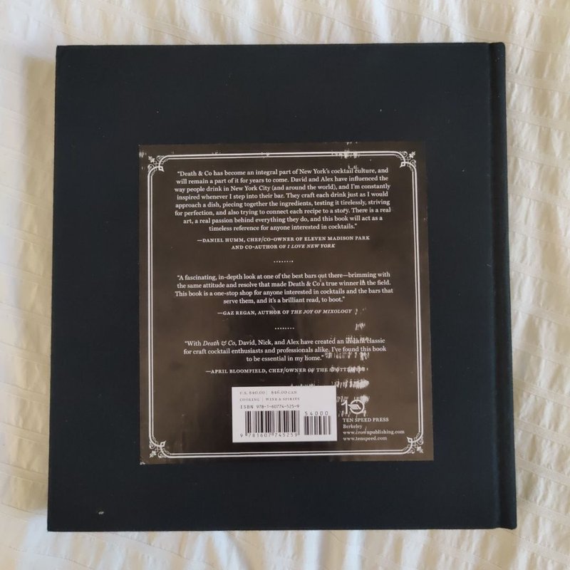 Death & Co Modern Classic Cocktails