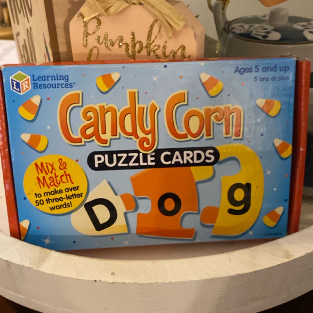 Candy Corn Puzzle Cards