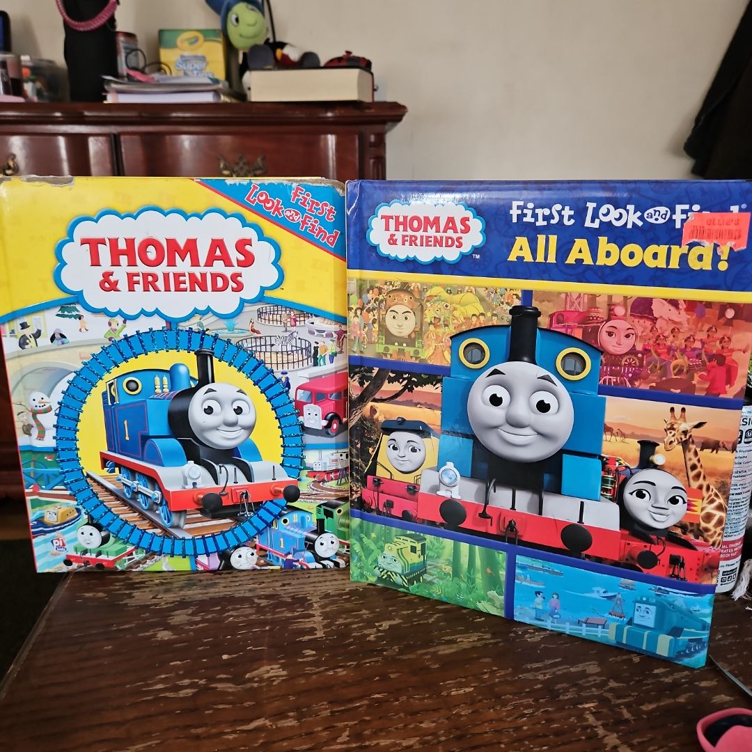 2 Thomas the Train look and Find books *bundle*