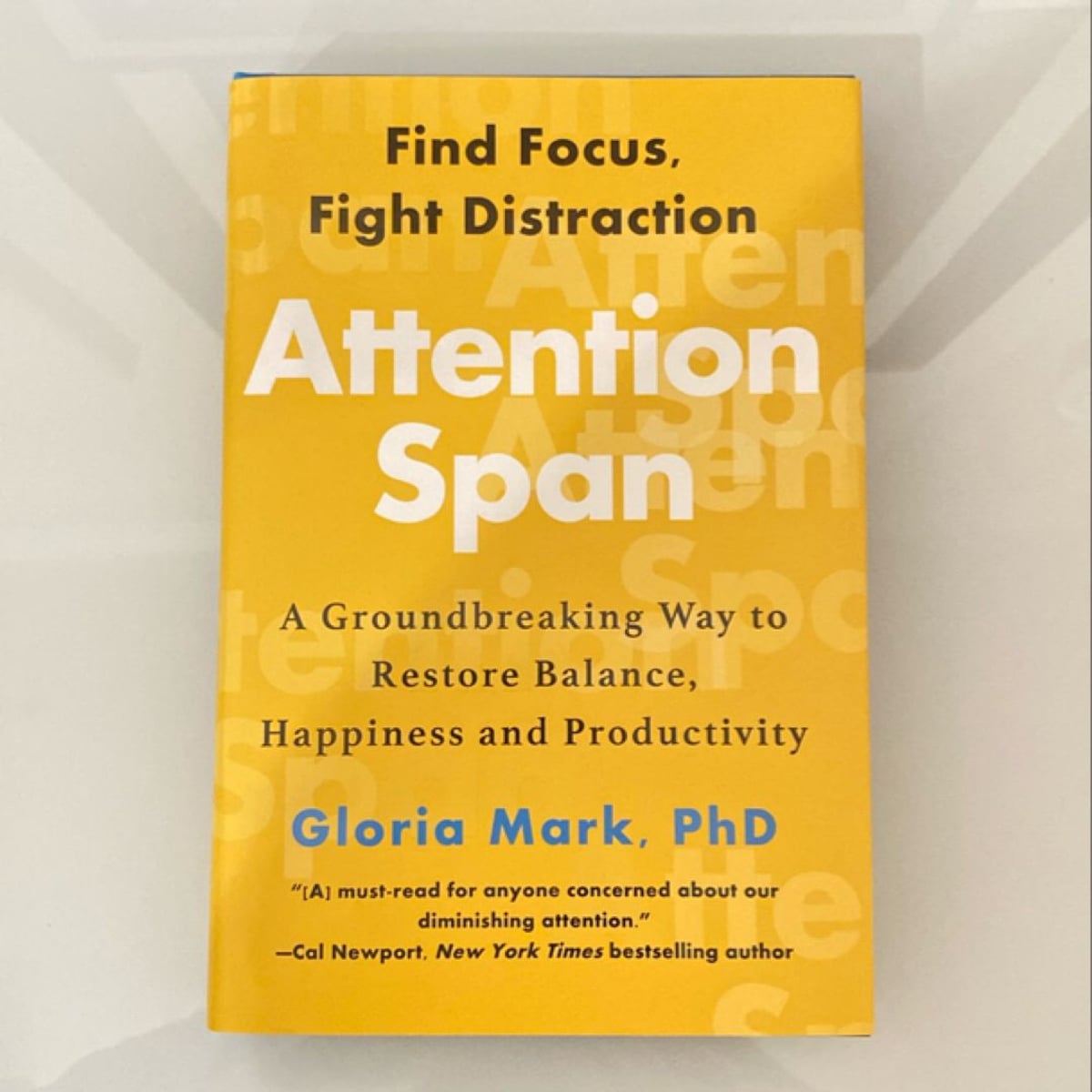 Attention Span by Gloria Mark