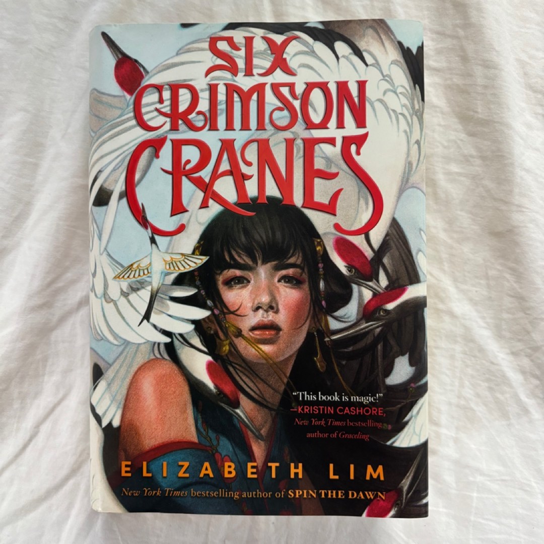 Six Crimson Cranes