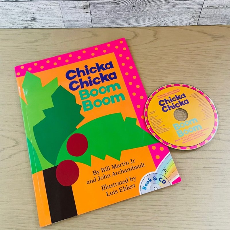 ✓ Chicka Chicka Boom Boom-Book & CD by Bill Martin; John