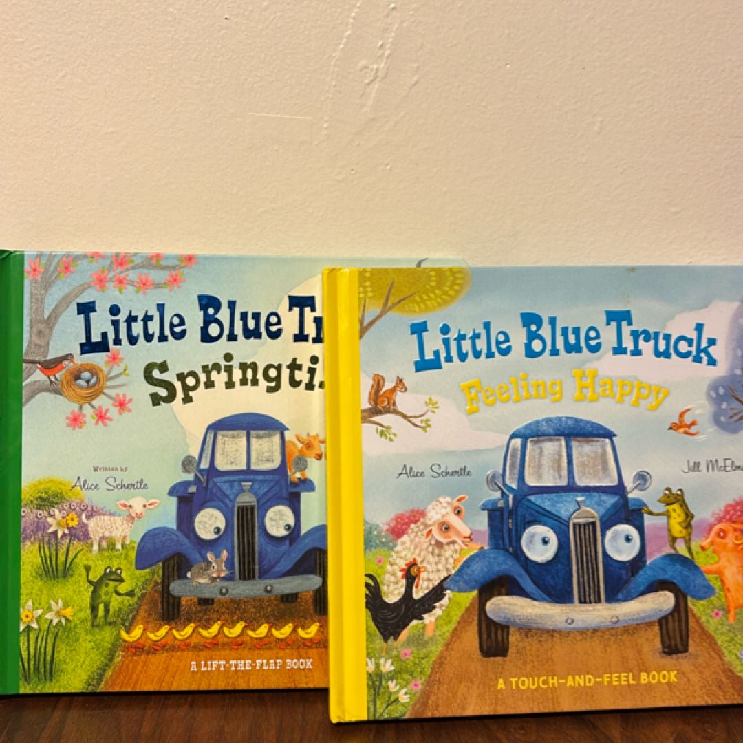 Little Blue Truck Feeling Happy and Little Blue Truck Springtime