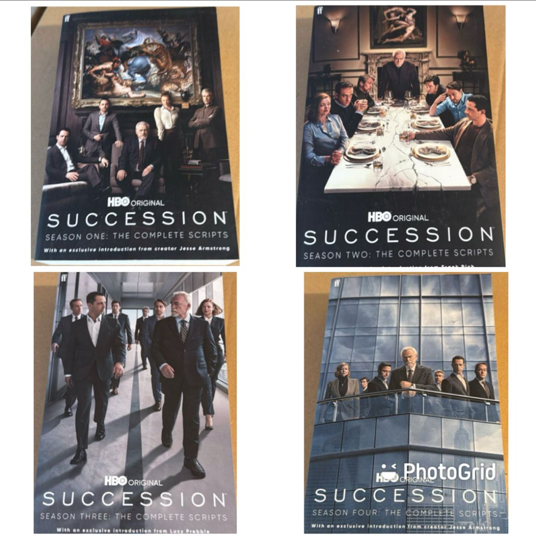 Succession - Scripts Seasons 1-4 SIGNED