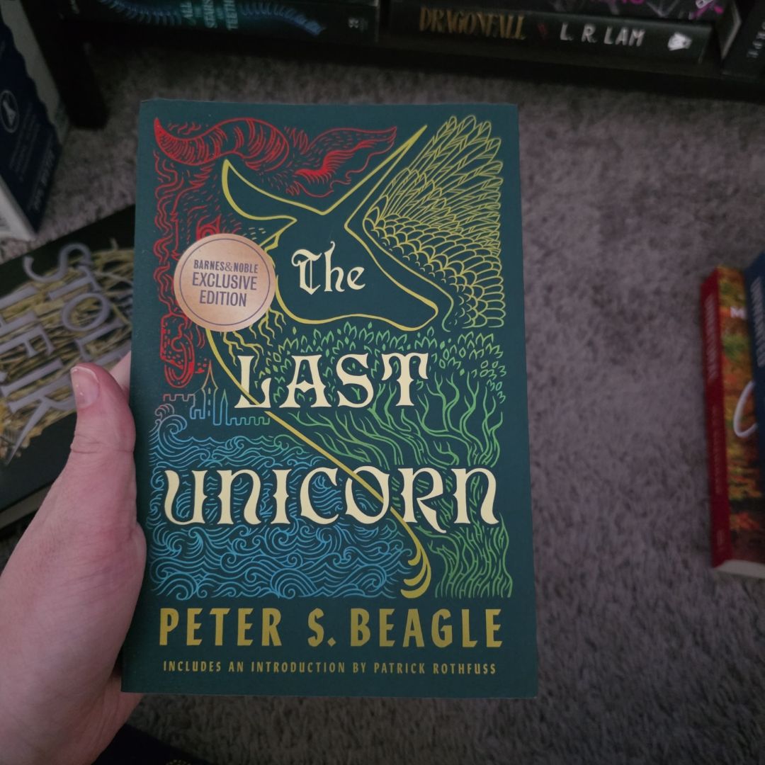 The Last Unicorn by Peter S. Beagle, Fantasy Novel with Introduction by Patrick Rothfuss, Paperback