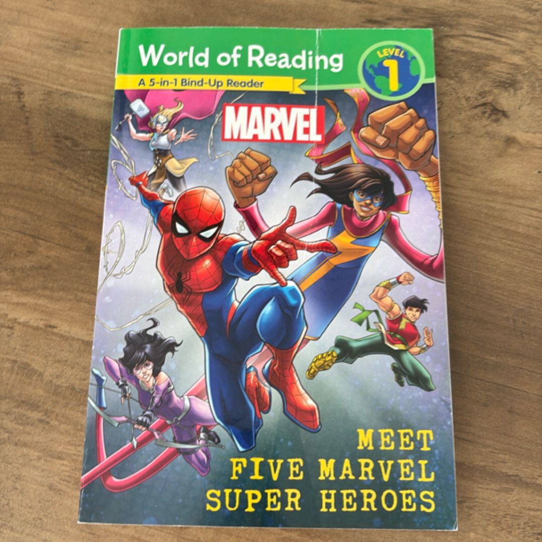 World of Reading: Meet Five Marvel Super Heroes by Marvel Press Marvel ...