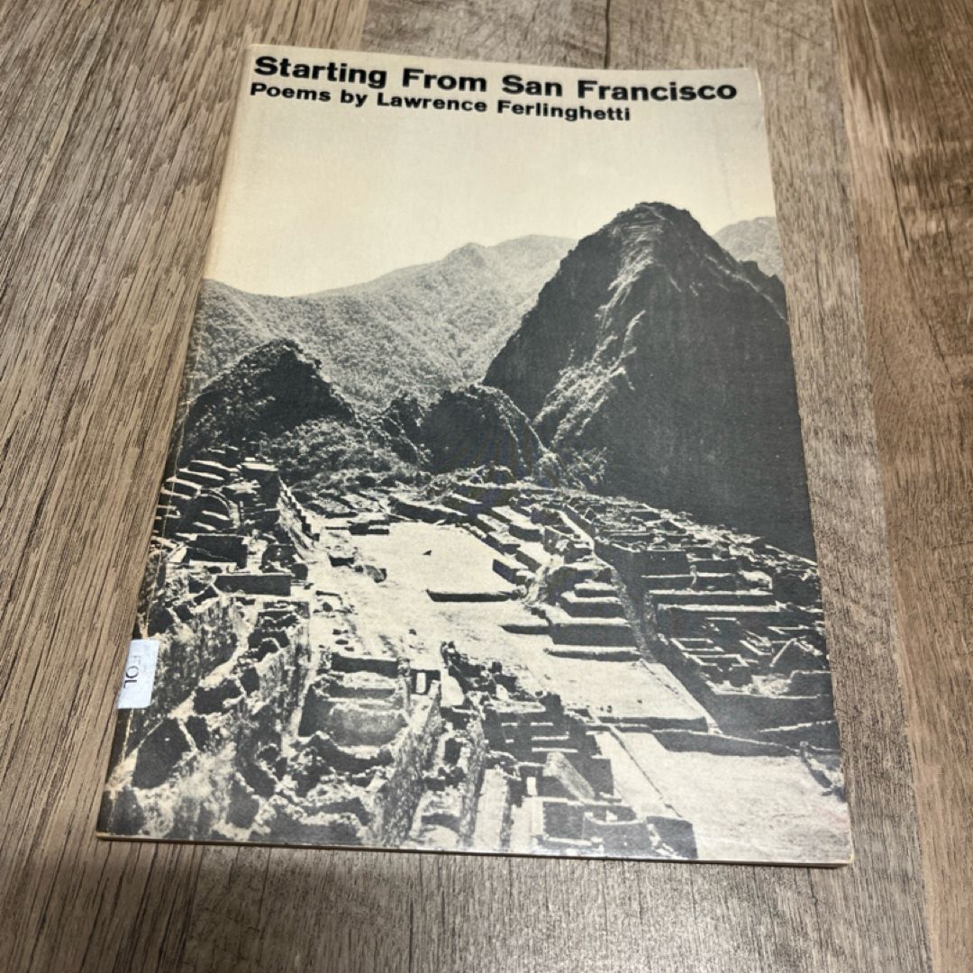 Starting from San Francisco Lawrence Ferlinghetti Paperback Book 1967