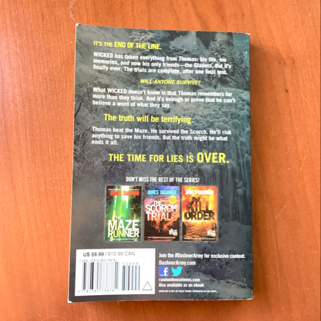 The Death Cure (Maze Runner, Book Three)