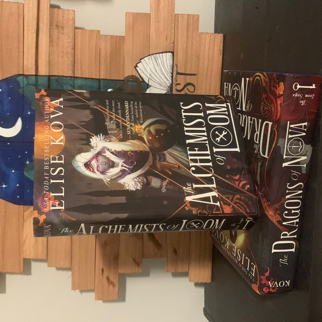 The Alchemists of Loom & Dragons of Nova OOP original covers