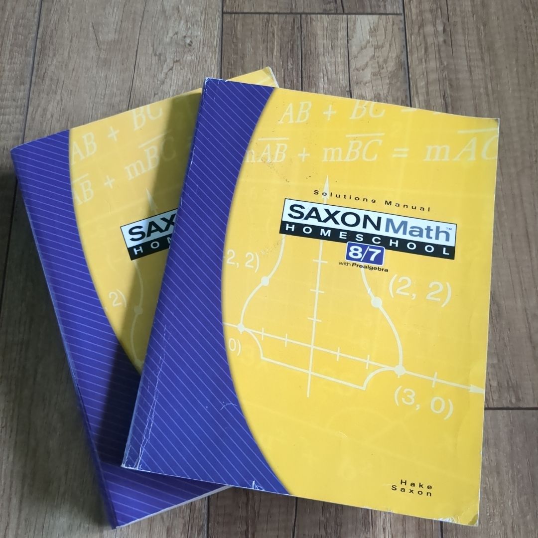 Saxon Math Homeschool 8/7 by Stephen Hake; John Saxon, Paperback ...