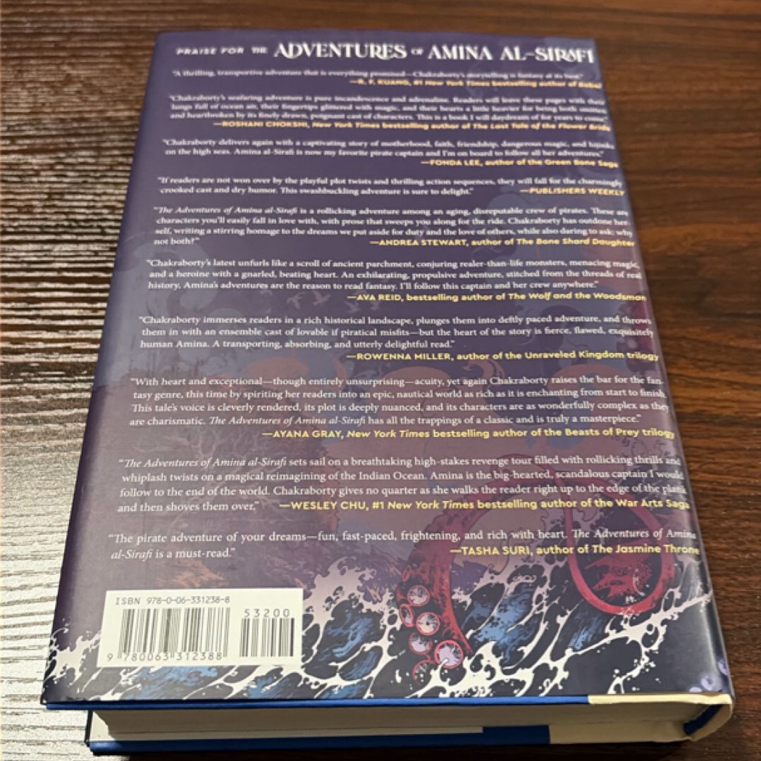 The Adventures of Amina Al-Sirafi by Shannon Chakraborty Barnes & Noble Exclusive Edition