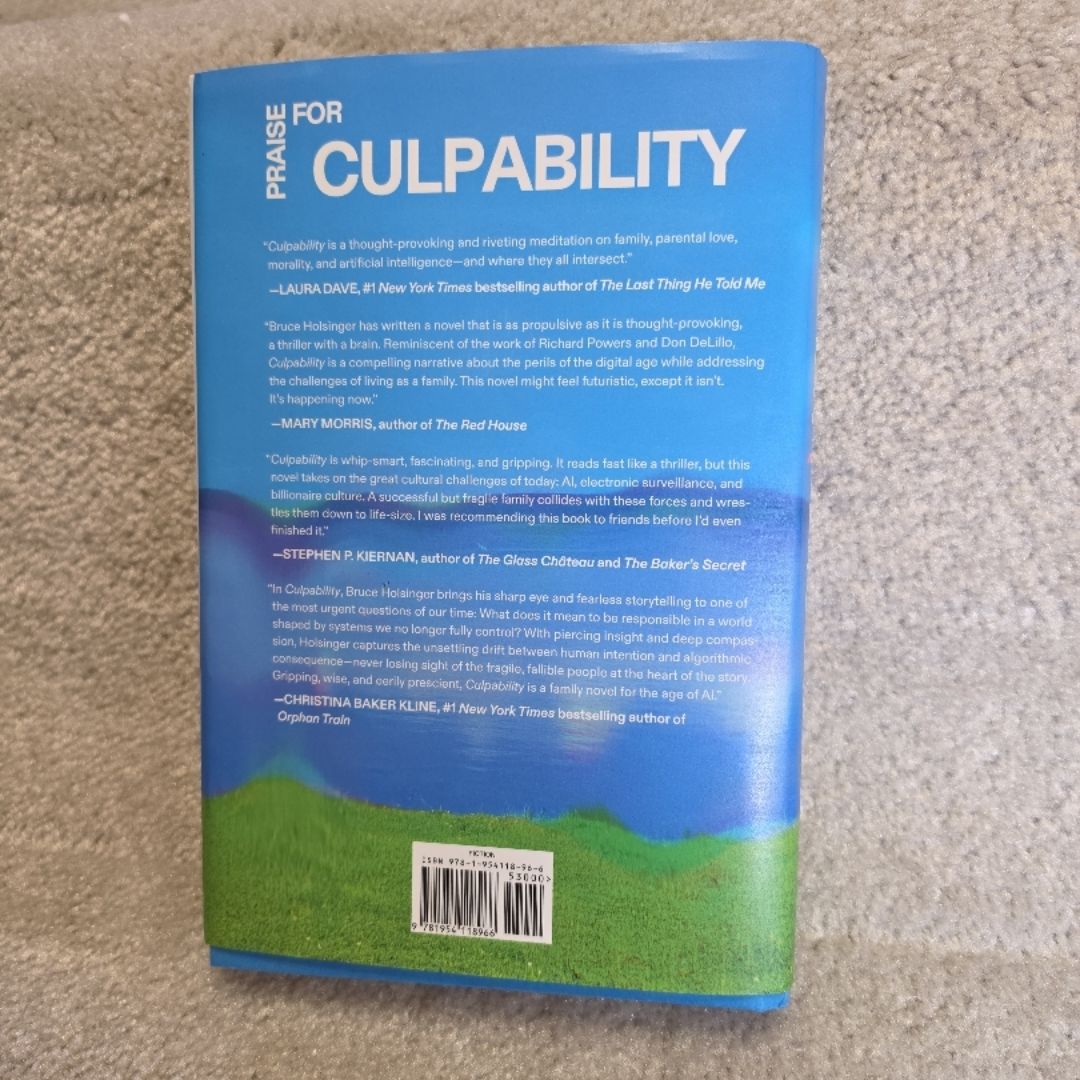 Culpability by Bruce Holsinger, Hardcover | PangoBooks