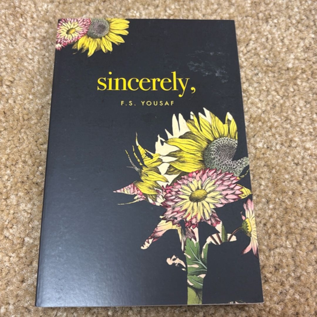 Sincerely