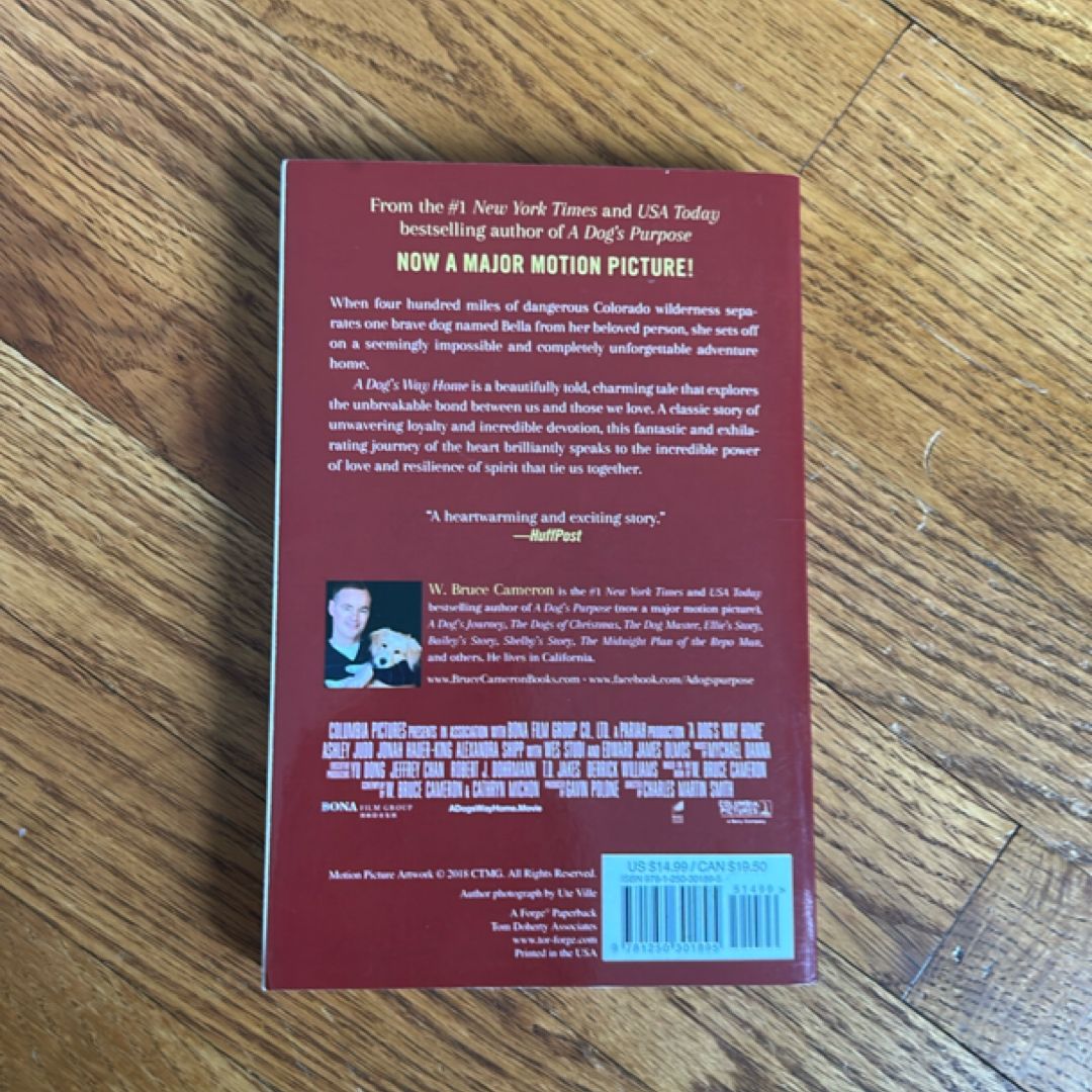 A Dog's Way Home Movie Tie-In