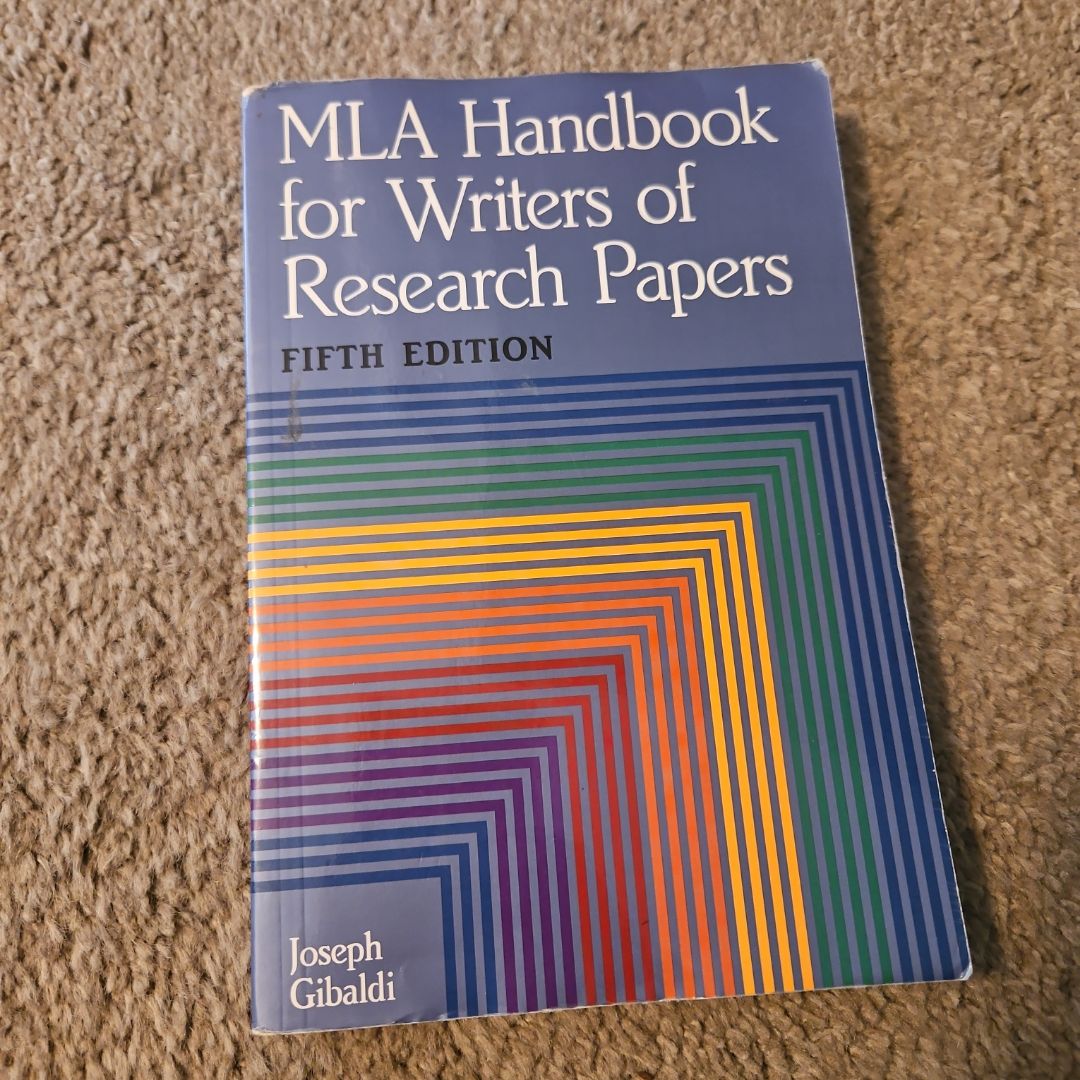 MLA Handbook for Writers of Research Papers